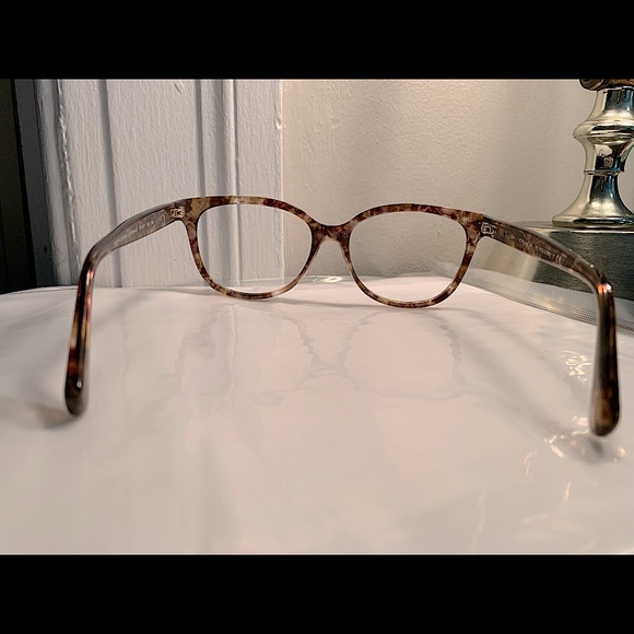 Coach Prescription Glasses or Sunglasses in Confetti Light Brown - Picture 7 of 12